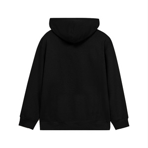 Ensemble de survêtement pour homme en gros, collection automne-hiver, personnalisé, noir, pull à capuche oversize et pantalon de survêtement, ensemble de tenue décontractée pour homme - Product Image 3