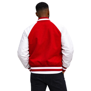 Giacca Letterman in Lana e Pelle Kappa Alpha Psi, Abbigliamento per Fraternità Greca con Stile Varsity Classico e Comfort Premium - Product Image 2