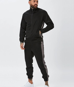 ชุดเซ็ตเสื้อฮู้ดและกางเกงวอร์มผู้ชายแฟชั่นลำลองสองชิ้นเข้าชุดกัน - Product Image 1