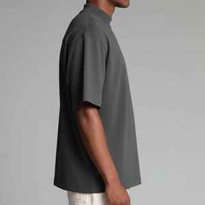 Camisetas Oversize de Moda para Hombre 2026, Estilo Urbano, 100% Algodón, Logotipo Personalizado Impreso, Estilo Hip Hop, Transpirables, de Secado Rápido, 180g - Product Image 5