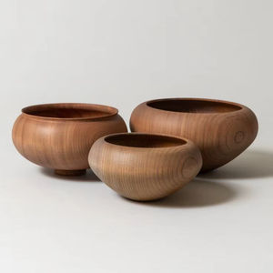 ชามไม้สไตล์อาหรับสำหรับใช้ในชีวิตประจำวัน ชามไม้สำหรับใช้ในบ้าน โรงแรม ผลิตภัณฑ์จากไม้ ชามสำหรับข้าว ซุป และน้ำจิ้ม ชามไม้สำหรับอาหารค่ำ - Product Image 1