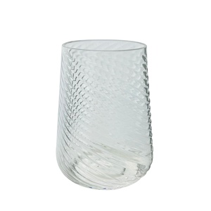 Verre à vin sans pied en plastique incassable à motif tourbillon, couleur personnalisable, pour les fêtes - Product Image 1