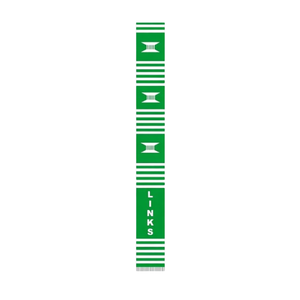 Links Kente <b>Banner</b> <b>Graduation</b> Stole Green Custom Greek <b>Graduation</b> Sash Embroidered Honor Stole Academic Apparel Gift - Product Image 1