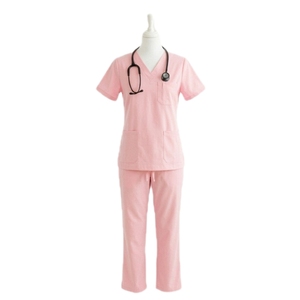 Tenues Médicales Élégantes 2026 : Blouses d'Infirmière Femme en Tissu Peigné Respirant, Extensible et de Haute Qualité – Uniformes Hospitaliers Tendance - Product Image 1