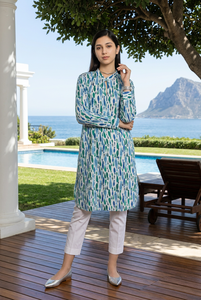 Top Corto Informal de Verano con Estampado Floral para Mujer, Ropa Étnica Ecológica, Tela de Algodón, Uso Diario, Ropa India Elegante - Product Image 4