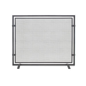 Paravent de cheminée à prix réduits, en métal forgé, au design tendance, avec protection anti-étincelles, pliable, pour la maison - Product Image 4