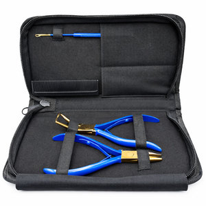 <b>Hair</b> <b>Extension</b> <b>Tool</b> Kit with Bead Opener pliers Loop Hook & Comb Complete Set for Professional Use OEM Factory Price - Product Image 6