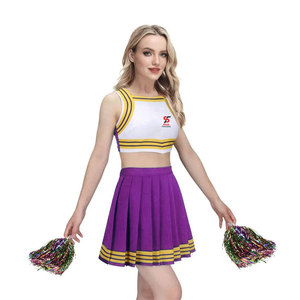 Tenue d'équipe de qualité supérieure pour sportifs, texture douce, flexibilité maximale, uniforme de cheerleading - Product Image 3