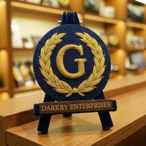 Emblema Masónico Personalizado Bordado a Mano con Hilo de Oro, Compás Cuadrado, Antorcha y Ojo que Todo lo Ve, Insignia Hecha a Mano para Blazer de Logia - Product Image 5