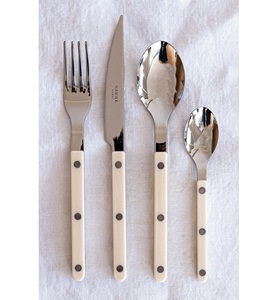 Elegant Silver Finish Cutlery Set High Quality Stainless Steel Flatware for Modern Table Settings - Product Image 1