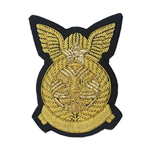 Most Demanding Custom Handmade Bullion <b>Wire</b> Embroidery Badge Masonic Apron Badge Direct Hand Embroidery Patch - Product Image 3