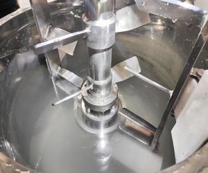 Vacuum Emulsifying Mixer Homogenizer Stainless Steel Heating Vertical Automatic Cosmetic Chemical Food Mixing <b>Machine</b> 100L - Product Image 2