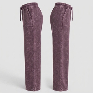 Custom logo Flare <b>Sweatpants</b> <b>for</b> <b>Women</b> Custom Made OEM Service Premium Quality Custom 100% Cotton <b>Women</b> Acid Wash Swetapants - Product Image 4