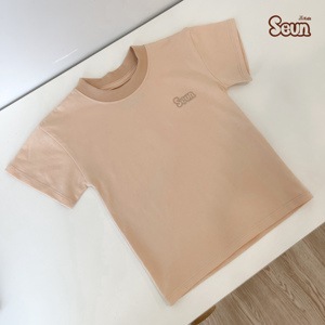 T-shirt à manches courtes pour garçons et filles, vêtements décontractés pour enfants, tissu extensible 4 directions en coton doux, t-shirt de haute qualité, prix d'usine du Vietnam - Product Image 4