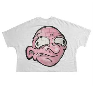 Personalizado transpirable peso pesado 260Gsm algodón serigrafía holgada de gran tamaño recortada Boxy Fit camiseta para hombres - Product Image 2