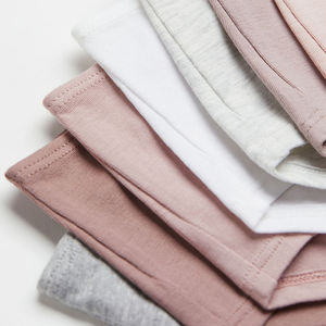 Sous-vêtements en tricot sans couture pour femmes grandes tailles, couleur unie, imprimé, lingerie féminine, culottes confortables et élégantes - Product Image 5