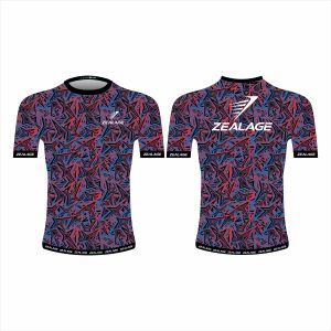 MMA เสื้อแรชการ์ดพิมพ์ซับลิเมชันกำหนดเอง240ป้องกันอัลทวอยเลต์ GSM การบีบอัดการต่อสู้แบบผดผื่น BJJ ผลิตในปากีสถาน - Product Image 1