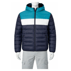 Men puffer <b>jacket</b> long sleeve breathable fabric regular fit design pullover hoodie custom logo printing men puffer <b>jacket</b> - Product Image 1