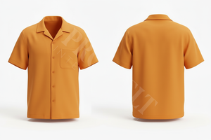 Camisa de Vestir de Manga Corta con Botones, Transpirable, Hecha a Medida, con Bolsillo, Casual, Veraniega, Elegante y Cómoda para Hombre - Product Image 5