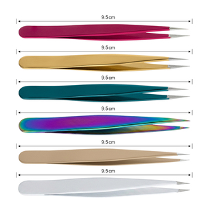 Pinzas para Cejas con Punta de Acero Sostenible y Logotipo Personalizado, Pinzas para Cejas con Punta de Fibra para un Acabado Cómodo - Product Image 2