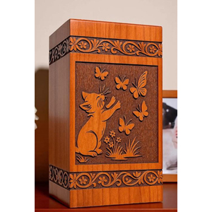 Small Wooden <b>Keepsake</b> Urn for Ashes – Mini <b>Memorial</b> urn <b>Memorial</b> <b>Keepsake</b> by AYAANS - Product Image 5