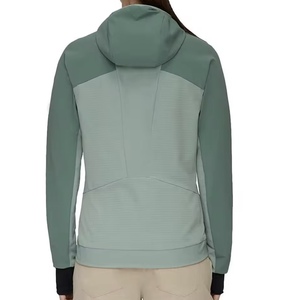 Chaqueta Cortavientos con Capucha para Hombre, Color Sólido, Cierre de Cremallera, Ropa Deportiva para Exteriores, Otoño, Corte Regular, Exterior de Poliéster - Product Image 6