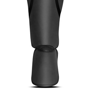Protège-tibias MMA unisexe pour adultes en cuir brillant, avec fermeture auto-agrippante, prix de gros - Product Image 4