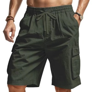 Nouveaux shorts de sport mi-longs pour hommes, amples, grande taille, multi-poches, salopette d'été confortable en polyester/nylon/spandex, idéale pour l'extérieur - Product Image 2