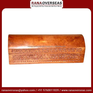 Grand organisateur de bijoux en bois avec solution de stockage Offre Spéciale de conception sculptée à la main pour colliers boucles d'oreilles et plus - Product Image 2