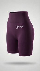 กางเกงขาสั้นออกกำลังกาย ฟิตเนส โยคะ กระชับ ระบายอากาศ สตรีทแวร์ ยกน้ำหนัก เอวสูง ไร้รอยต่อ สำหรับผู้หญิง ทรงสครันช์ สำหรับออกกำลังกายที่ยิม - Product Image 4