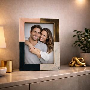 Cadre photo en résine OEM en gros avec impression de logo et service d'emballage personnalisé sous marque privée - Product Image 2