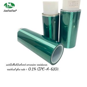 Nhiệt độ cao màu xanh lá cây Pet Polyester Băng Silicone dính <span class=keywords><strong>Masking</strong></span> phim cho lớp phủ bột cách nhiệt gói - Product Image 3