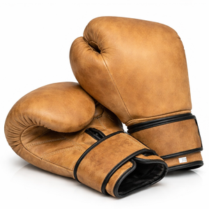 Gants d'entraînement professionnels MMA/Kickboxing personnalisables avec logo, en cuir PU, à lacets, à doigts entiers, anti-humidité, haute qualité pour la lutte - Product Image 4