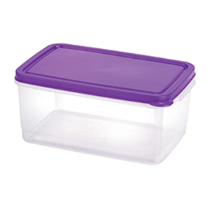 Rectangular <b>Plastic</b> Food Container with <b>Lid</b> 2600ml Keep Fresh Storage Box for Food - Product Image 3