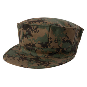 Casquette plate camouflage numérique en gros, casquette de camouflage à 8 panneaux, chapeau utilitaire en coton avec logo personnalisé, fabricant OEM ODM de chapeaux premium - Product Image 3