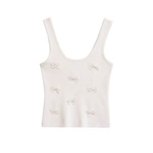 Top Halter de Algodón Transpirable de Alta Calidad, Estilo Náutico, Cuello Halter, 180g, Largo Regular, para Mujer - Product Image 4