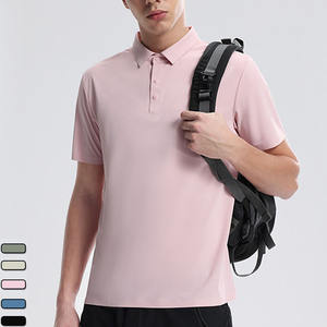 Camiseta Polo Casual para Hombre, Diseño Nuevo, Corte Ajustado, Logotipo Bordado, 100% Algodón, Transpirable, Manga Corta, Tallas Grandes, Buena Calidad - Product Image 2