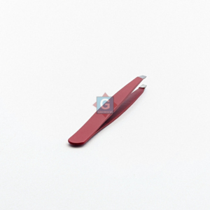 Pinzas de Depilación de Acero Inoxidable Rojas, Herramienta de Depilación de Precisión para el Rostro, Equipo de Belleza - Product Image 2