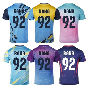 Maillots de football personnalisés en polyester à manches courtes, anti-humidité, de haute qualité, vente en gros, pas chers, uniformes rétro gris 2026 pour le football - Product Image 2