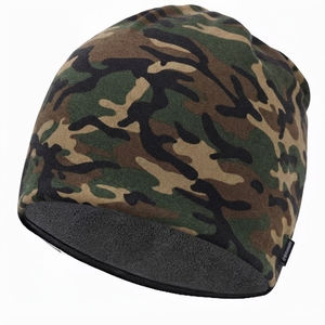 Wholesale Camo Skull Beanie <b>Hat</b> for <b>Men</b> Women <b>Winter</b> Warm Acrylic Knit Beach & Travel Ready Common Fabric - Product Image 2
