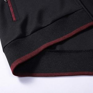 Ensemble de survêtement décontracté pour homme, veste et pantalon de sport à manches longues, fermeture éclair intégrale, pour la course à pied et le jogging - Product Image 6