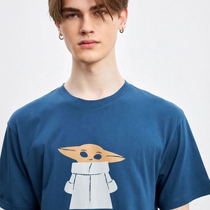 T-shirt imprimé pour hommes à la mode Summer Wear Casual 210 gsm Crew Neck Heavyweight Cotton Tee Shirts Best For Daily Wear - Product Image 5
