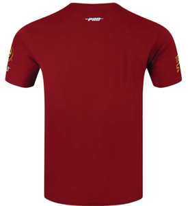 T-shirts à manches courtes unisexes respirants en coton bordeaux à coupe classique pour hommes, impression numérique personnalisée BLACK LAND INDUSTRIES - Product Image 4