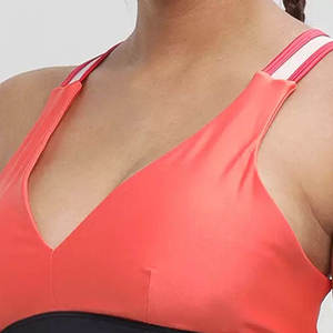 Custom Made Breathable Front Logo High Support Yoga Women's Sport Bra-Quick Dry Lightweight Factory Made Reasonable Price - Product Image 3