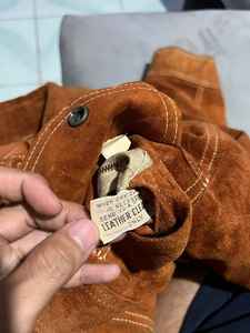 Chaqueta de Cuero Original con Diseño Nuevo y Estampado Personalizado, Chaqueta de Invierno con Cierre, Forro Polar Cálido y Holgado para Hombre - Product Image 4