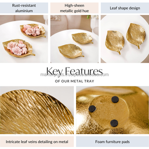 Gran oferta, bandeja de servicio de Metal personalizable para restaurante, Hotel, Catering, eventos para desayuno, postre, servicio de frutas - Product Image 5