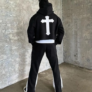 Custom Logo Cotton Gym Tracksuit for Men High Quality Winter Warm Training Wear Breathable Lightweight Quick Dry Latest Design - Product Image 3