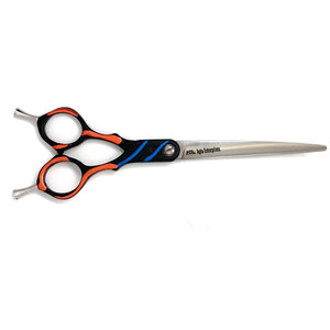 กรรไกรตัดขนสุนัขแบบโค้งสีดำขนาด 6 นิ้ว สำหรับมืออาชีพ พร้อมด้ามจับตามหลักสรีรศาสตร์และปลายกรรไกรแบบปลอดภัย - Product Image 5