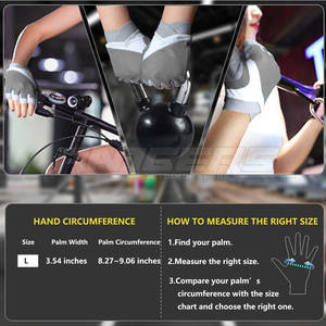 Gants de musculation pour femmes, antidérapants, avec logo personnalisé, pour la musculation, le fitness, avec support pour les poignets, en gros - Product Image 3