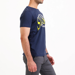 Camiseta Deportiva Personalizada para Hombre, 100% Algodón, Transpirable, de Secado Rápido, Manga Corta, Ropa Deportiva Informal - Product Image 6